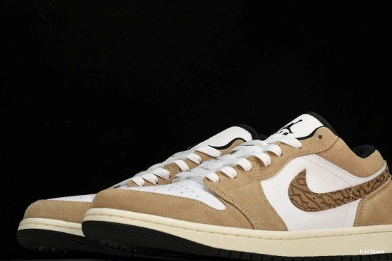 Rep  SE DZ4130-201 Low Jordan 1 Brown Elephant DZ4130-201 1218